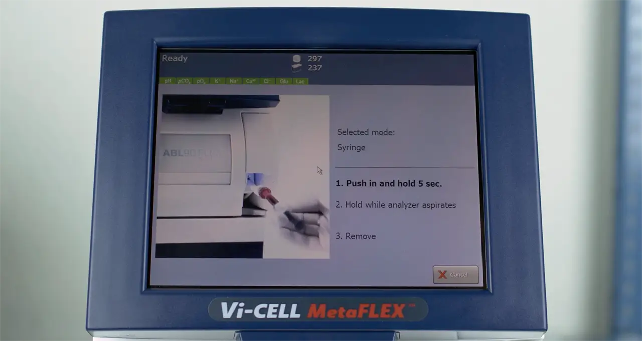 Vi Cell Metaflex Analisador Bioanalitico Demonstracao Da Instrucao 66bf657a5079a